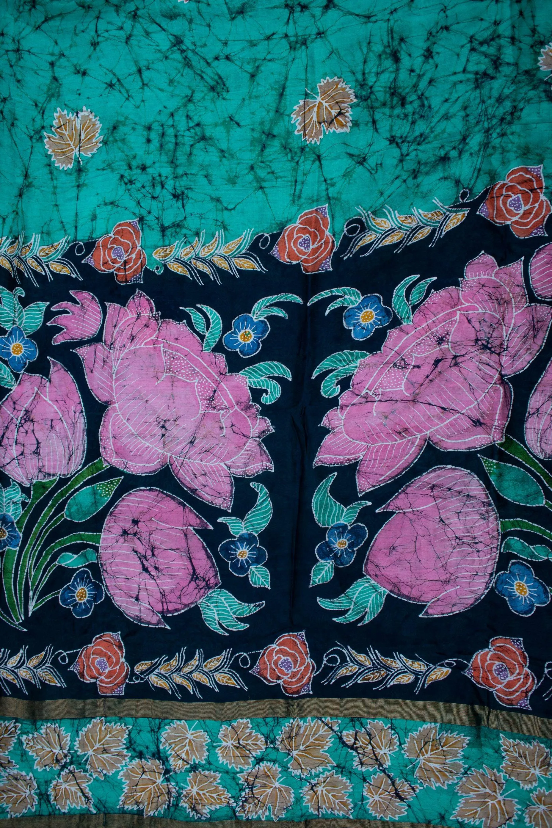 Padma - Narmada Batik Maheswari saree