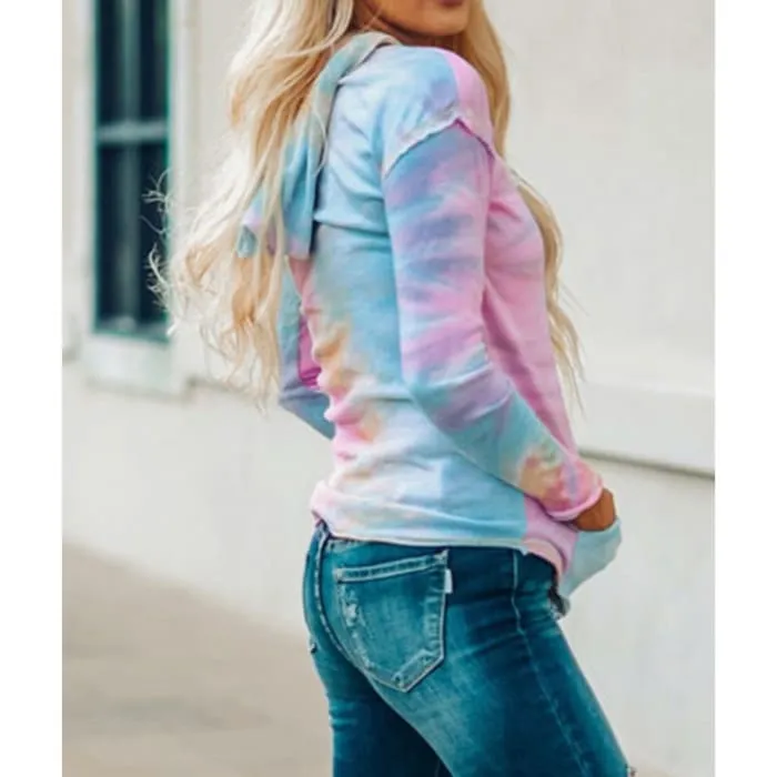 Pastel Tie Dye Hoodie