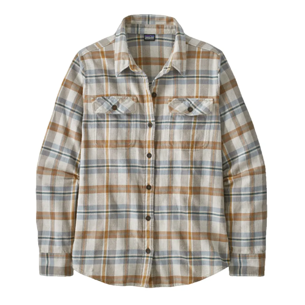 Patagonia Women's Long Sleeve Organic Cotton Midweight Fjord Flannel Shirt - Past Season