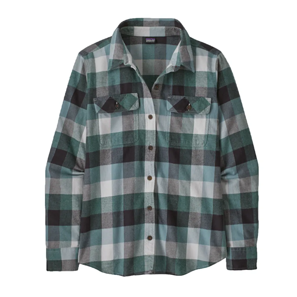 Patagonia Women's Long Sleeve Organic Cotton Midweight Fjord Flannel Shirt - Past Season