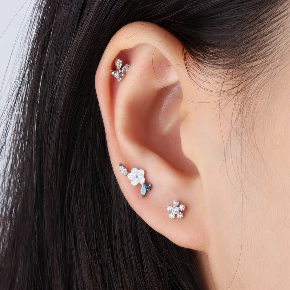 Petite Flower Stud