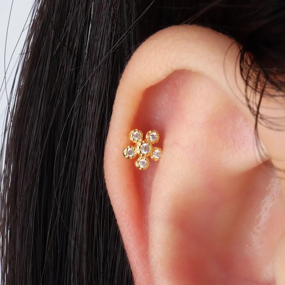 Petite Flower Stud