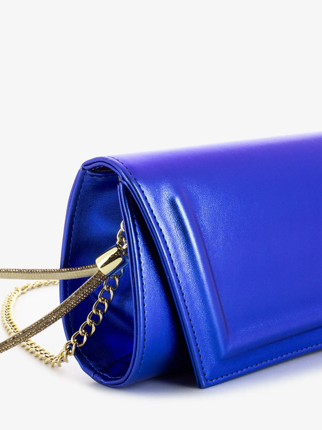 Pochette bracciale strass bluette