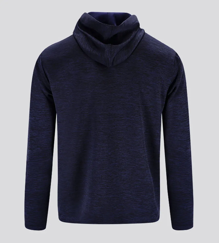 PRO TECH HYBRID HOODIE - NAVY