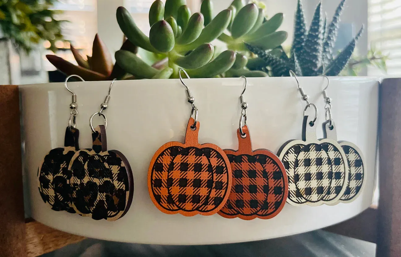 PUMPKIN EARRINGS