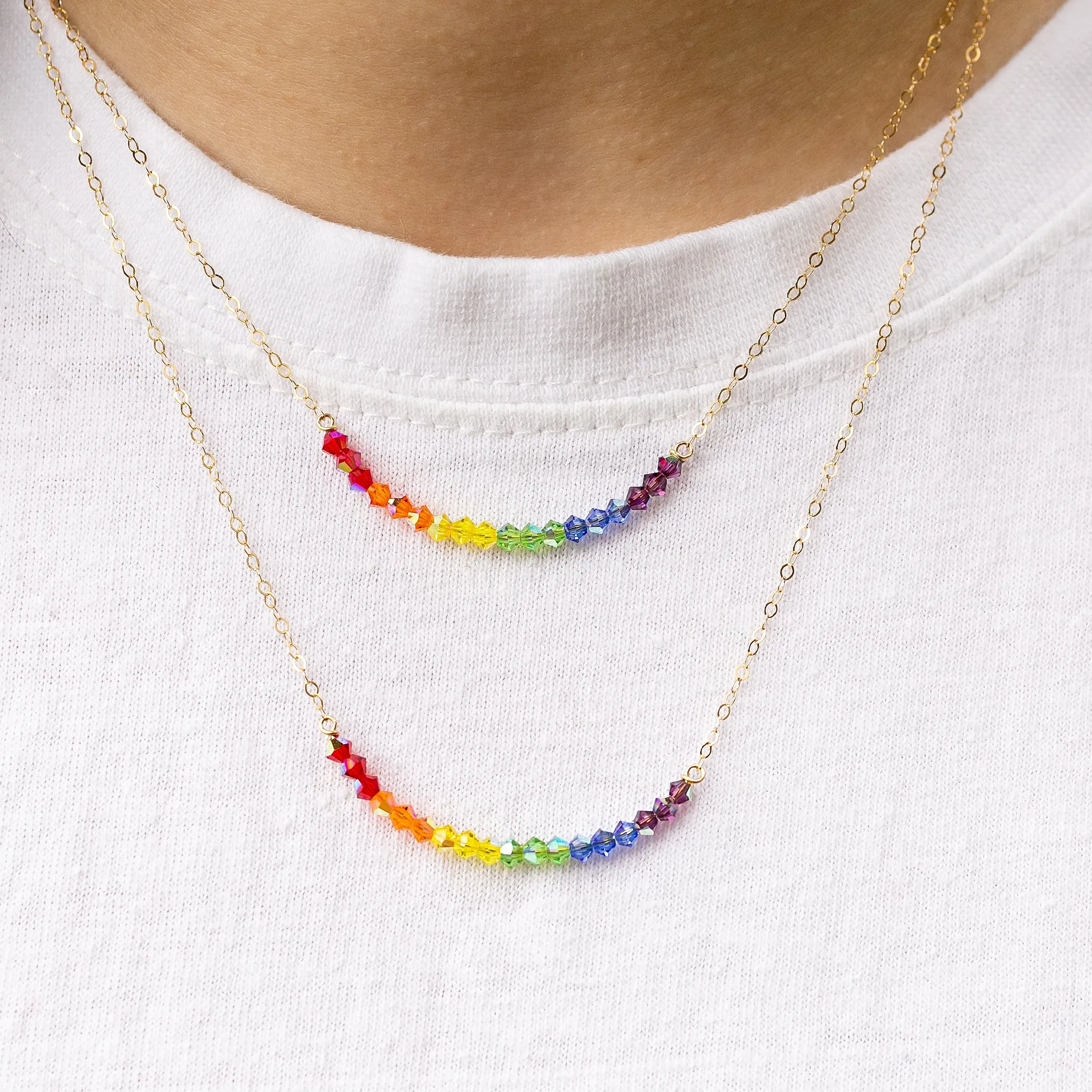 Rainbow Necklace - Benefits LGBTQIA  Causes