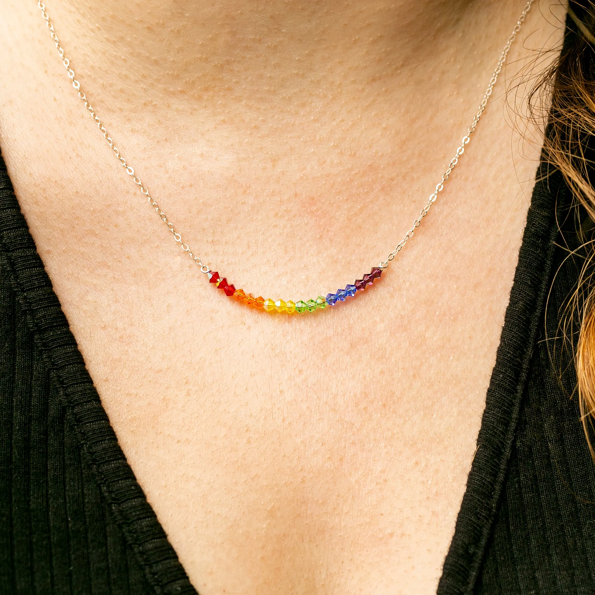 Rainbow Necklace - Benefits LGBTQIA  Causes