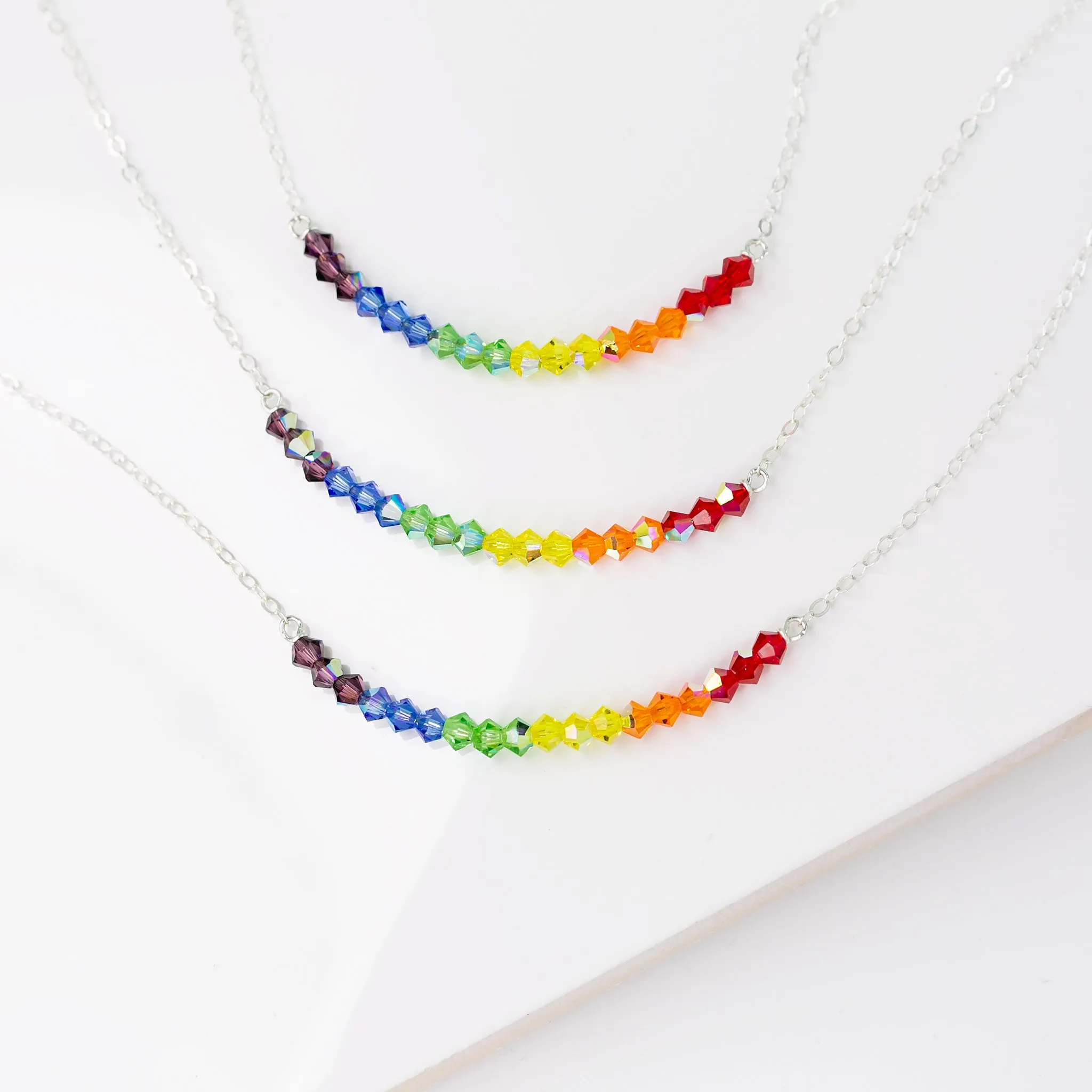 Rainbow Necklace - Benefits LGBTQIA  Causes