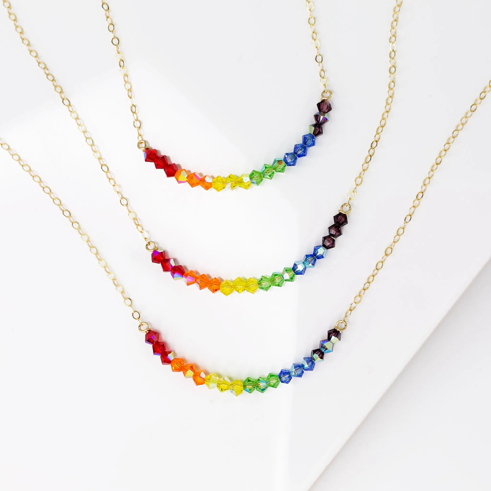 Rainbow Necklace - Benefits LGBTQIA  Causes