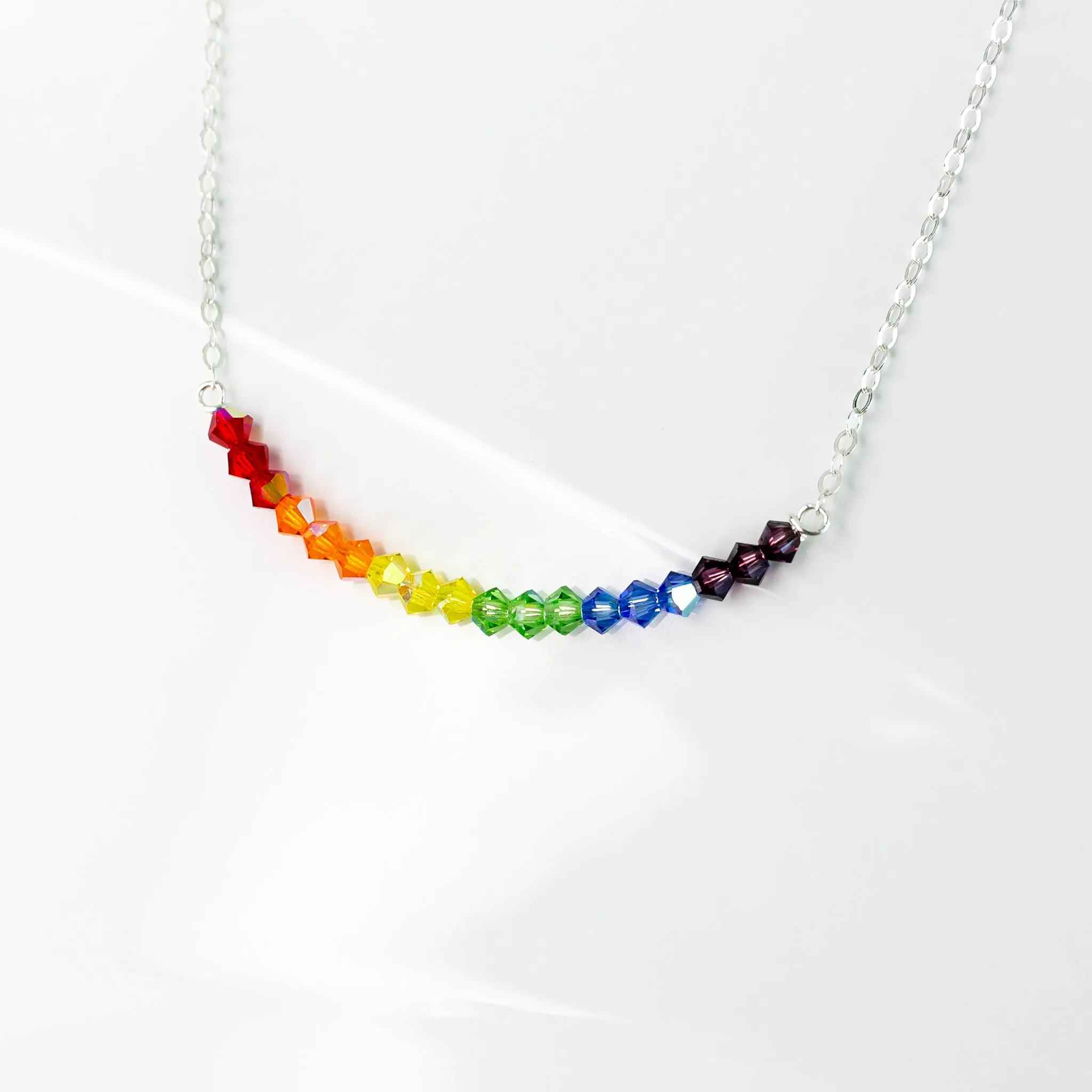 Rainbow Necklace - Benefits LGBTQIA  Causes