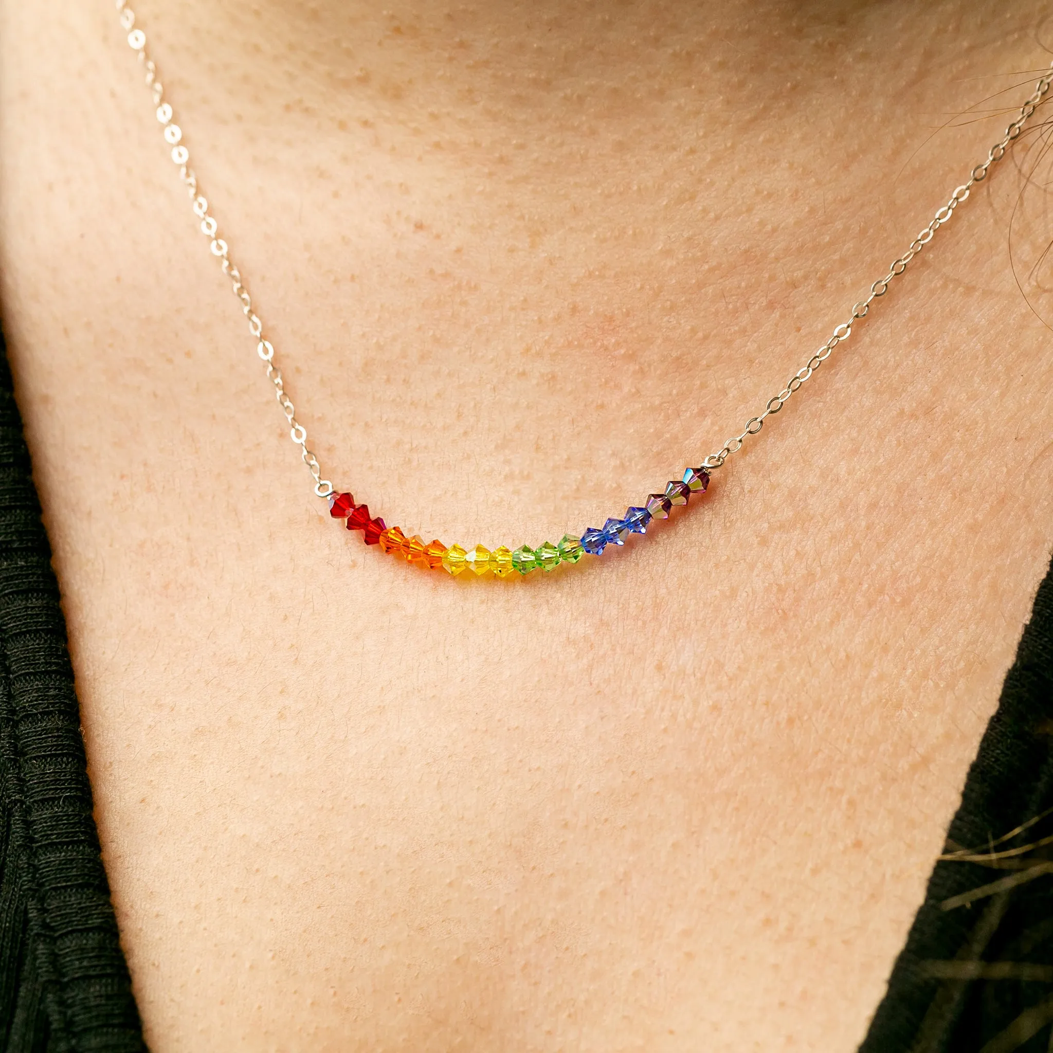 Rainbow Necklace - Benefits LGBTQIA  Causes