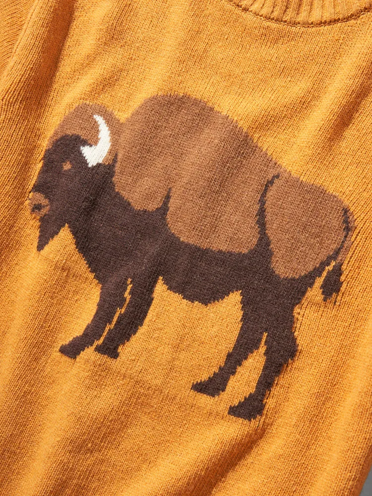 Recycled Bison Sweater