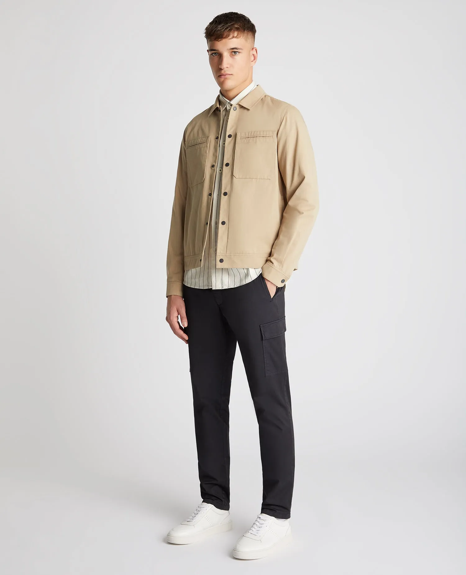 REMUS UOMO Coby Utility Jacket/Stone - New SS24