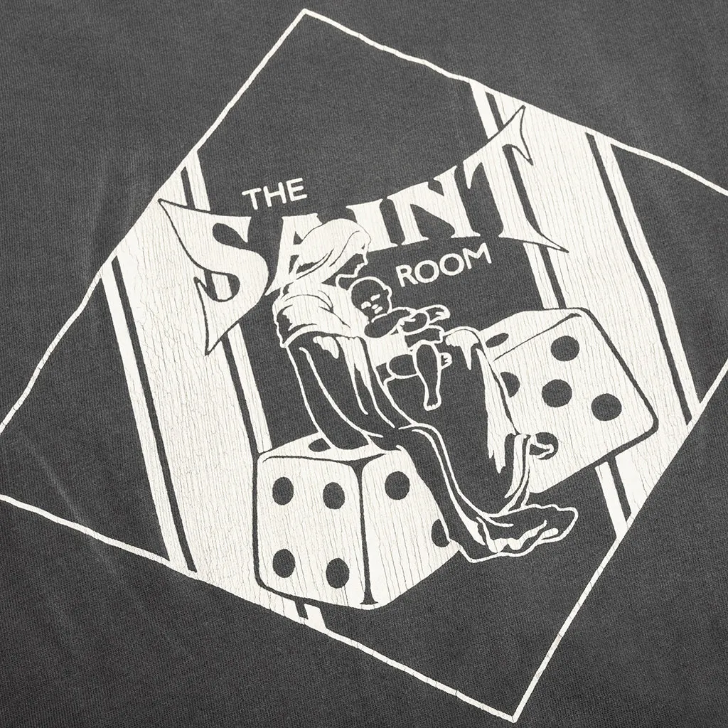 Saint Michael x Shermer Academy Saint Room S/S Tee - Black