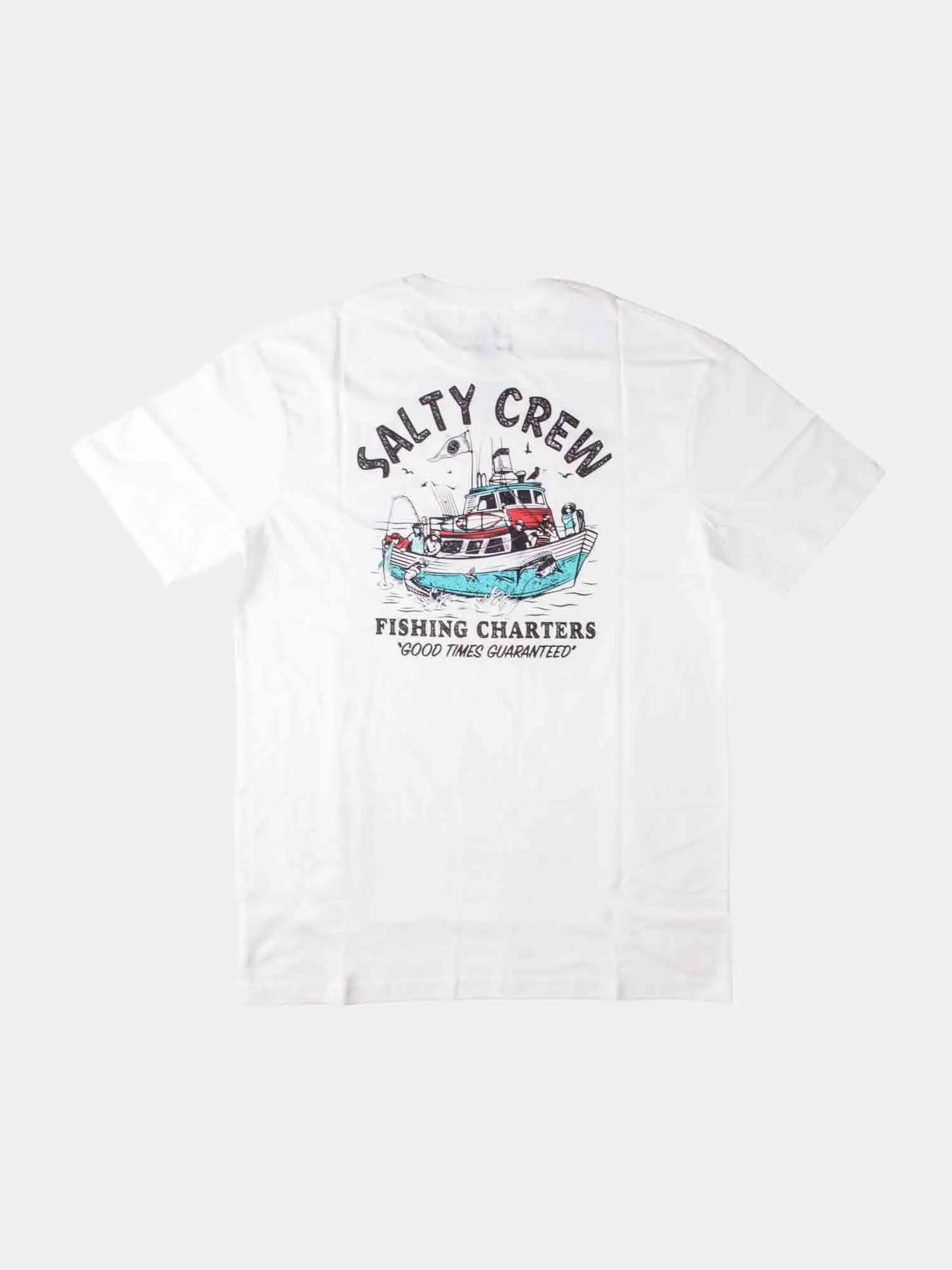 Salty Crew Fishing Charters Premium Tee - White