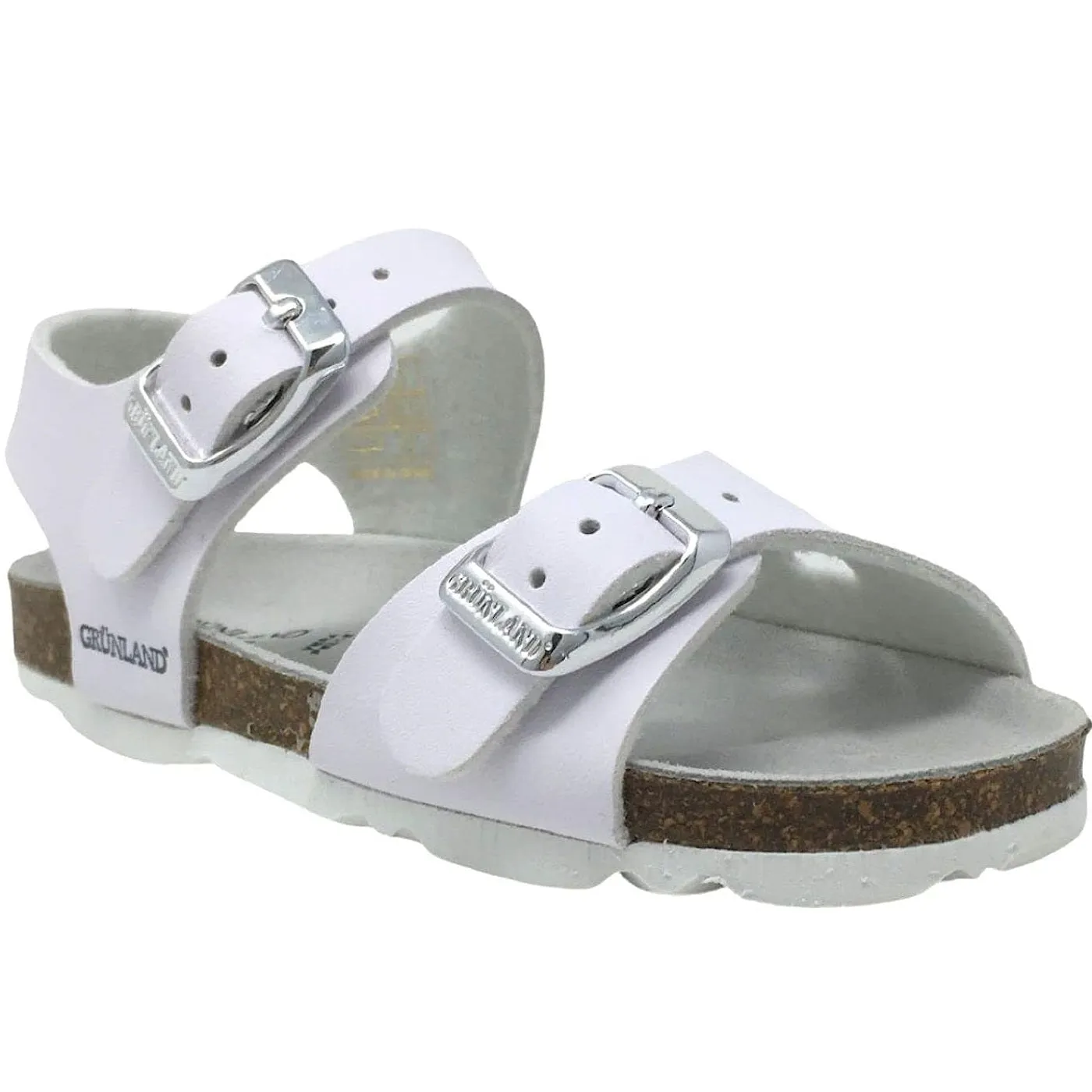 Scarpe casual da Bambina - GRUNLAND Art. ARIA SB0027 40-1 sandalo bianco