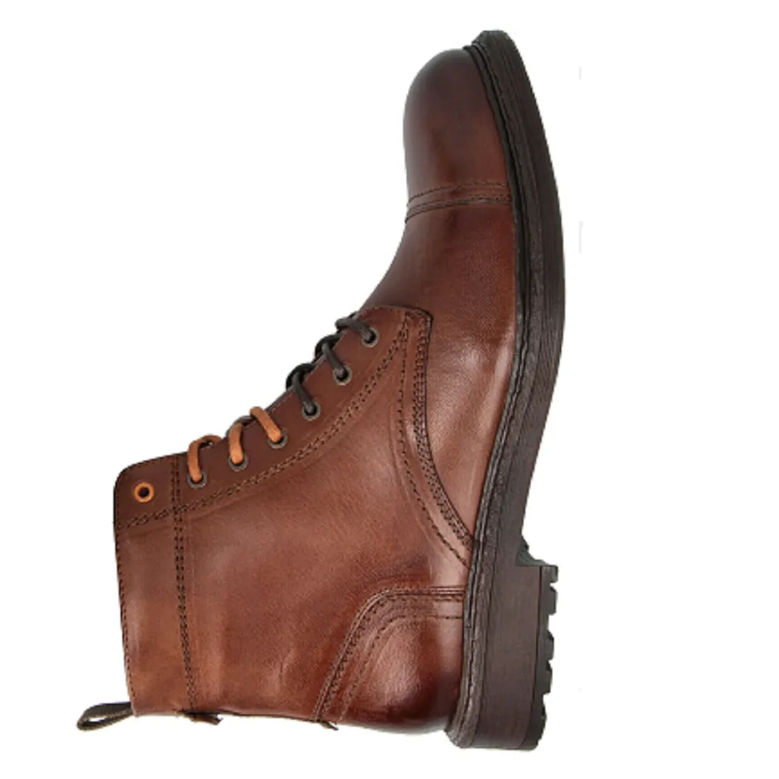 Scarpe casual da Uomo - WRANGLER Art. FREDOM BOOT WM22080A stivaletto zip cognac