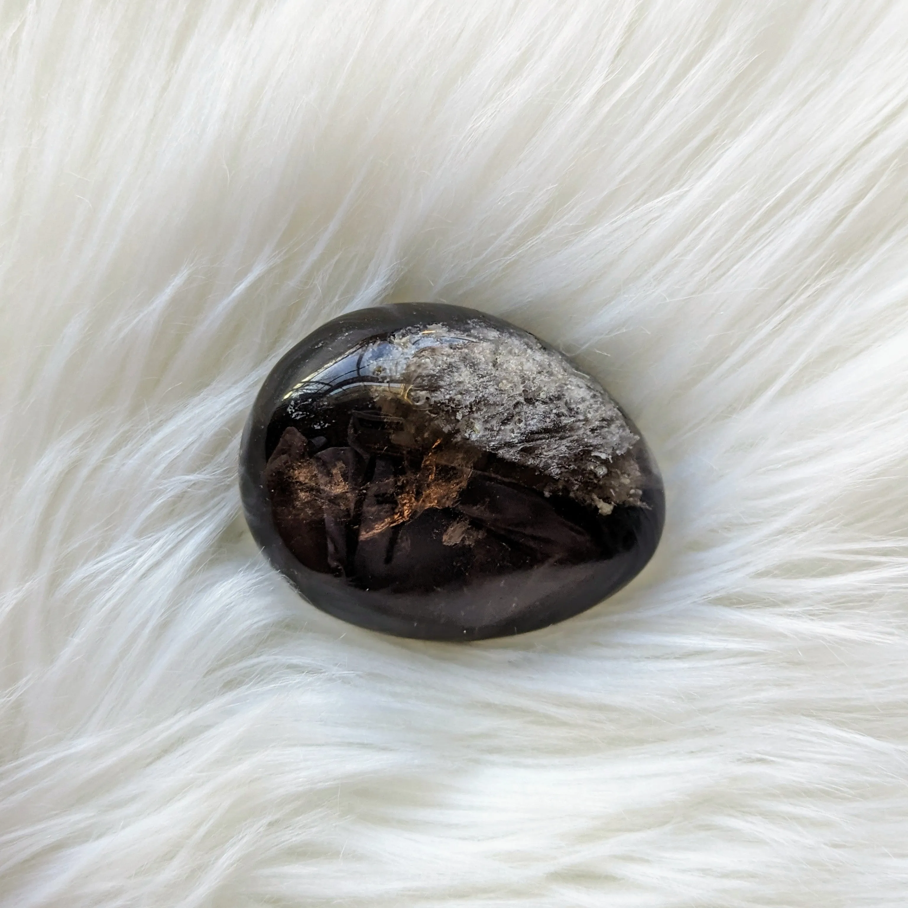 Shamanic Dream Quartz Seer Stone Partially Polished From Brazil~ Beautiful Rainbow Inclusions