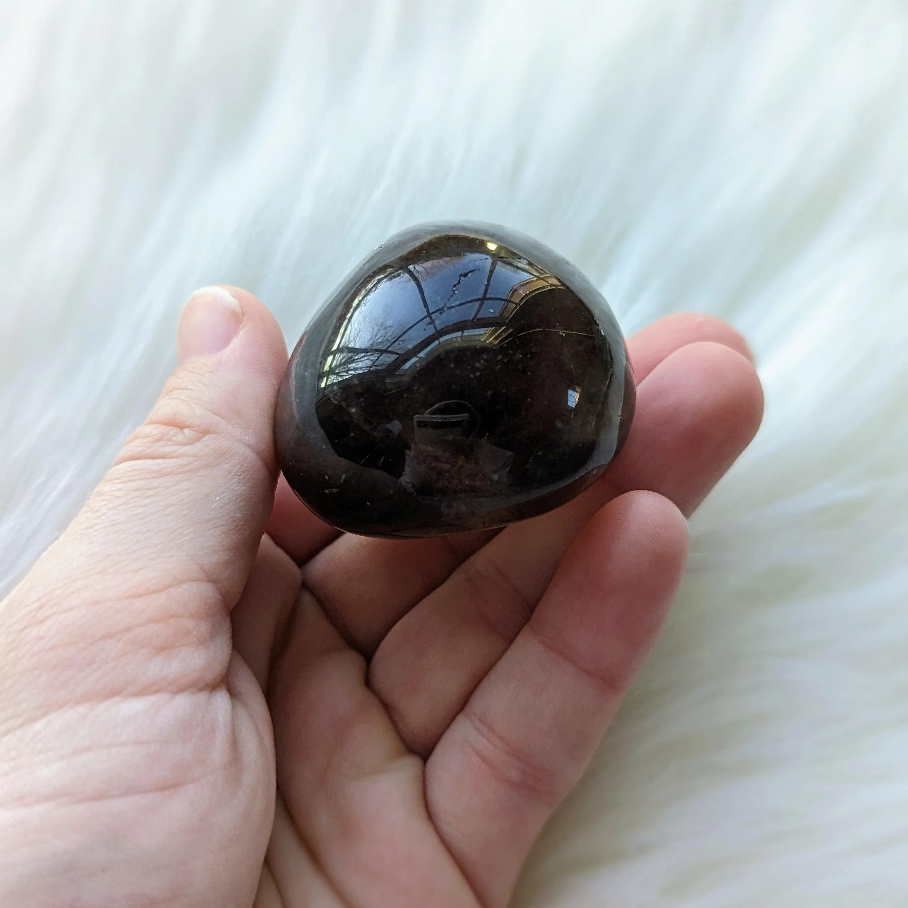 Shamanic Dream Quartz Seer Stone Partially Polished From Brazil~ Beautiful Rainbow Inclusions