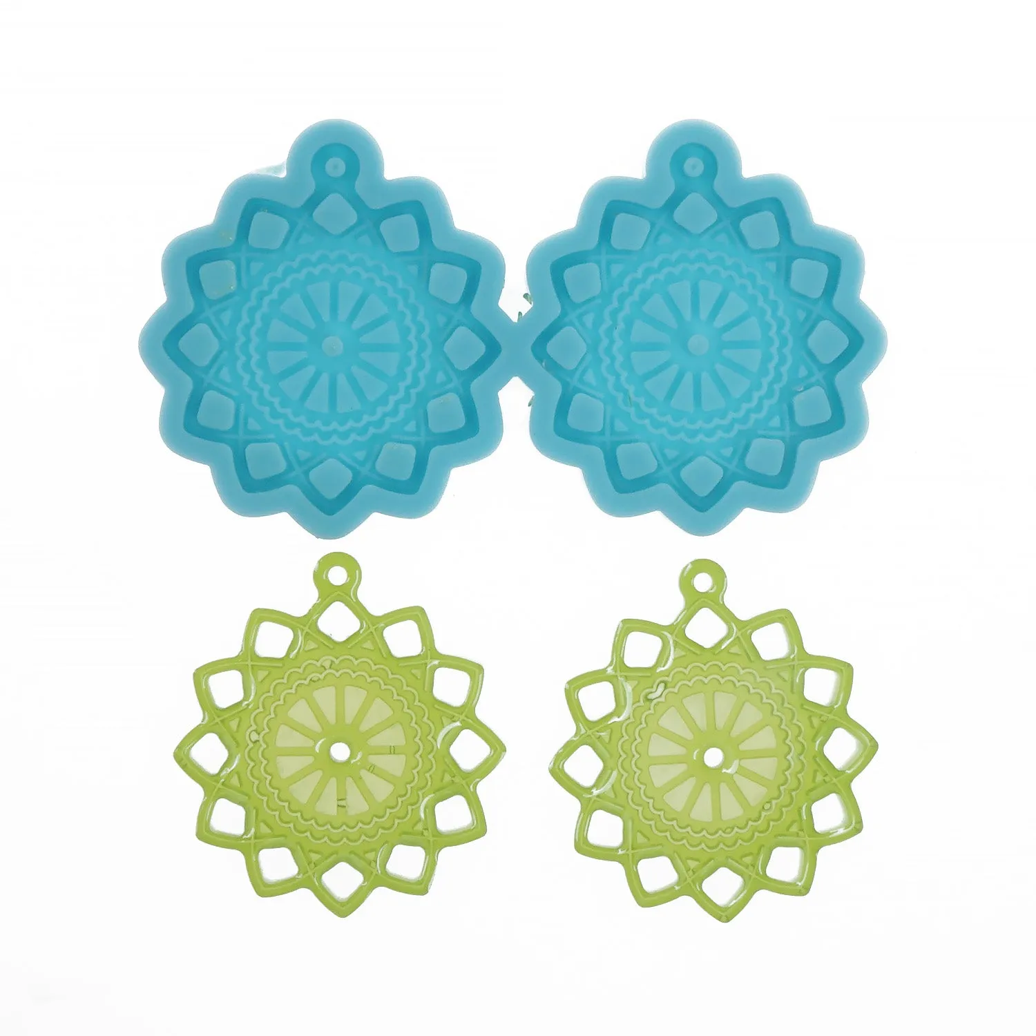 Silicone Flower Earring Mold Papercutting Earring Mold Resin Jewerly Earring Charm DIY Resin Earrings 10369758