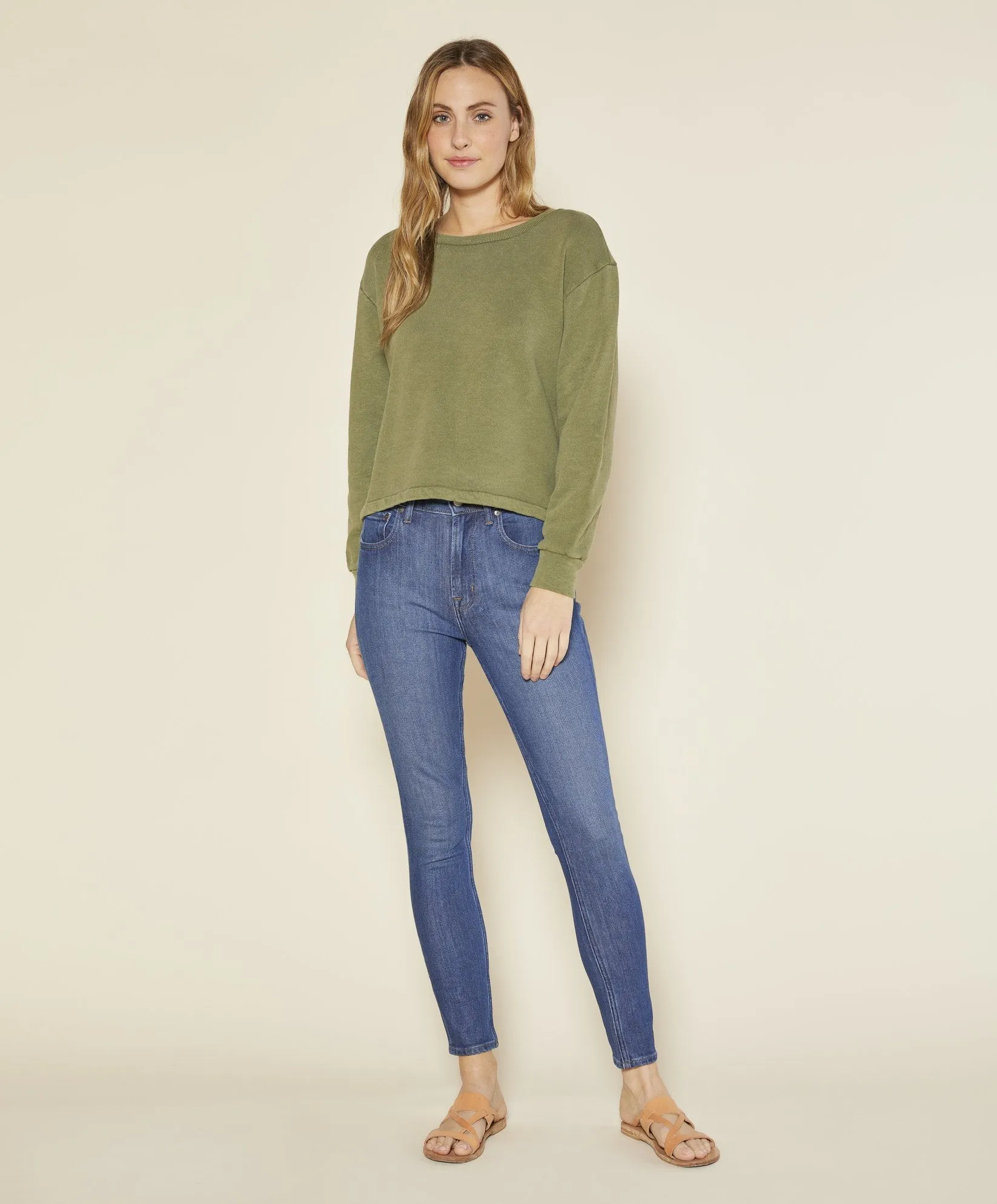 Strand High Rise Skinny Jeans