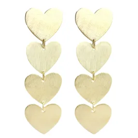 Sylvie Large Heart Earrings