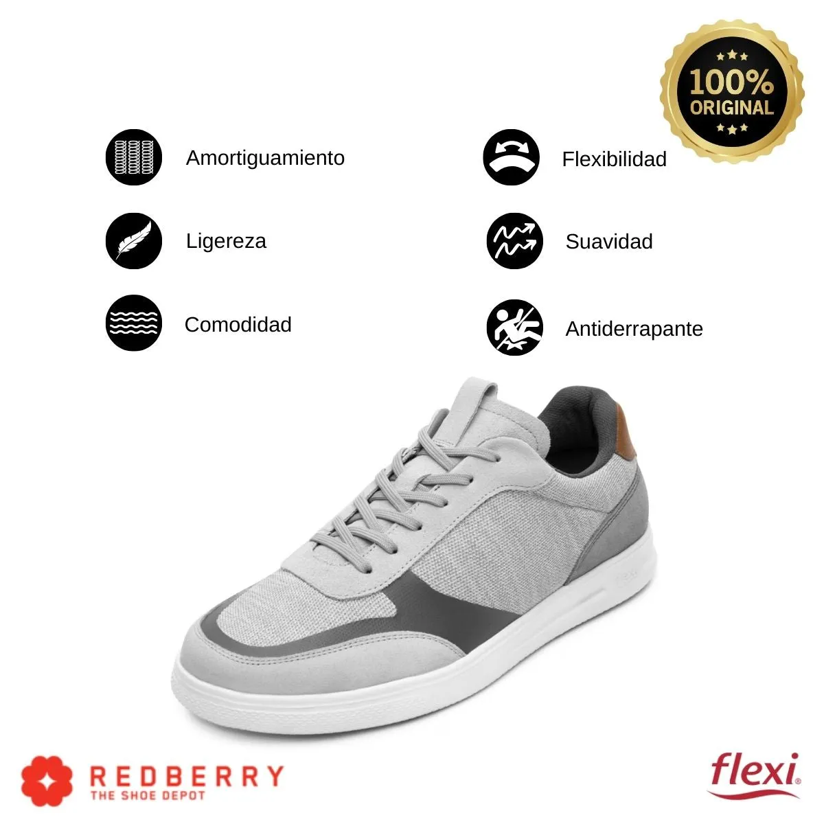 Tenis Sneaker Flexi Hombre Casual 401213