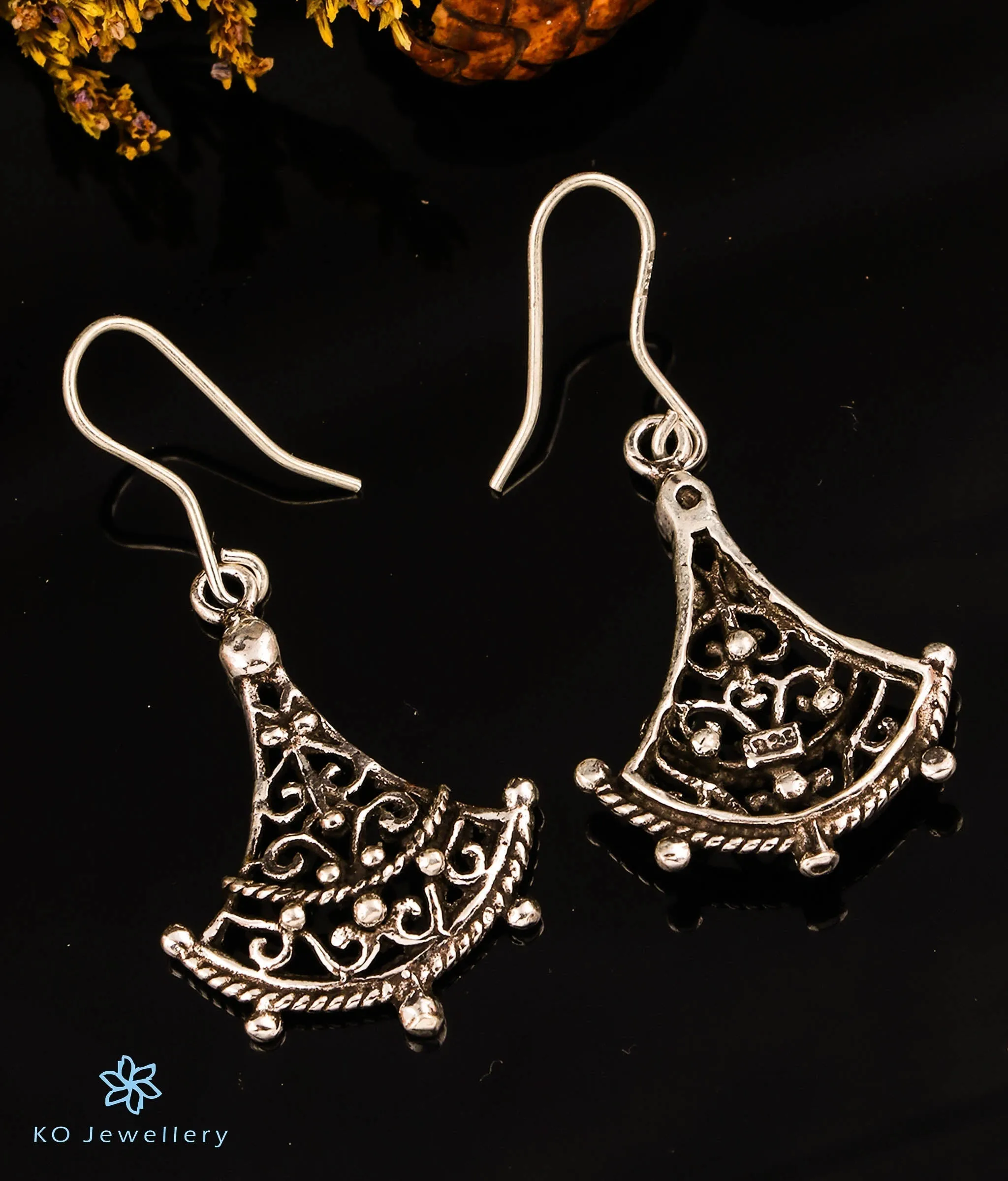 The Captivating Silver Earrings