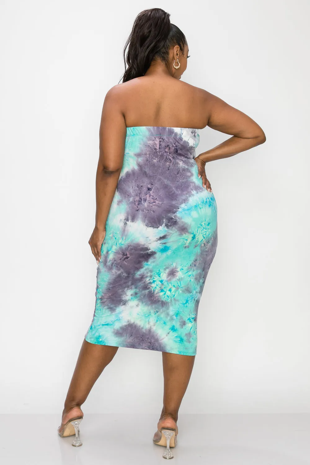 Tie Dye Basic Tube Dress