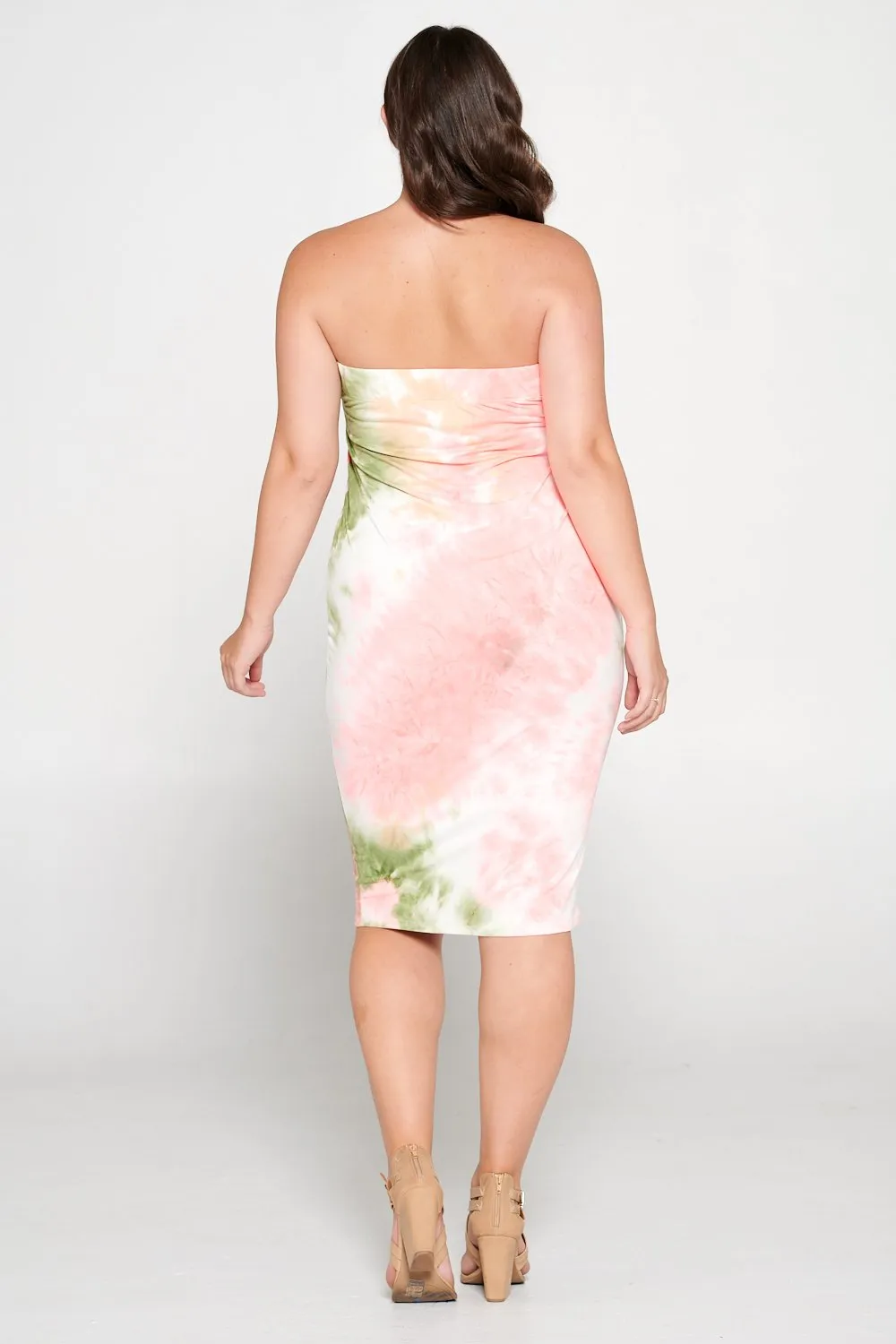 Tie Dye Basic Tube Dress