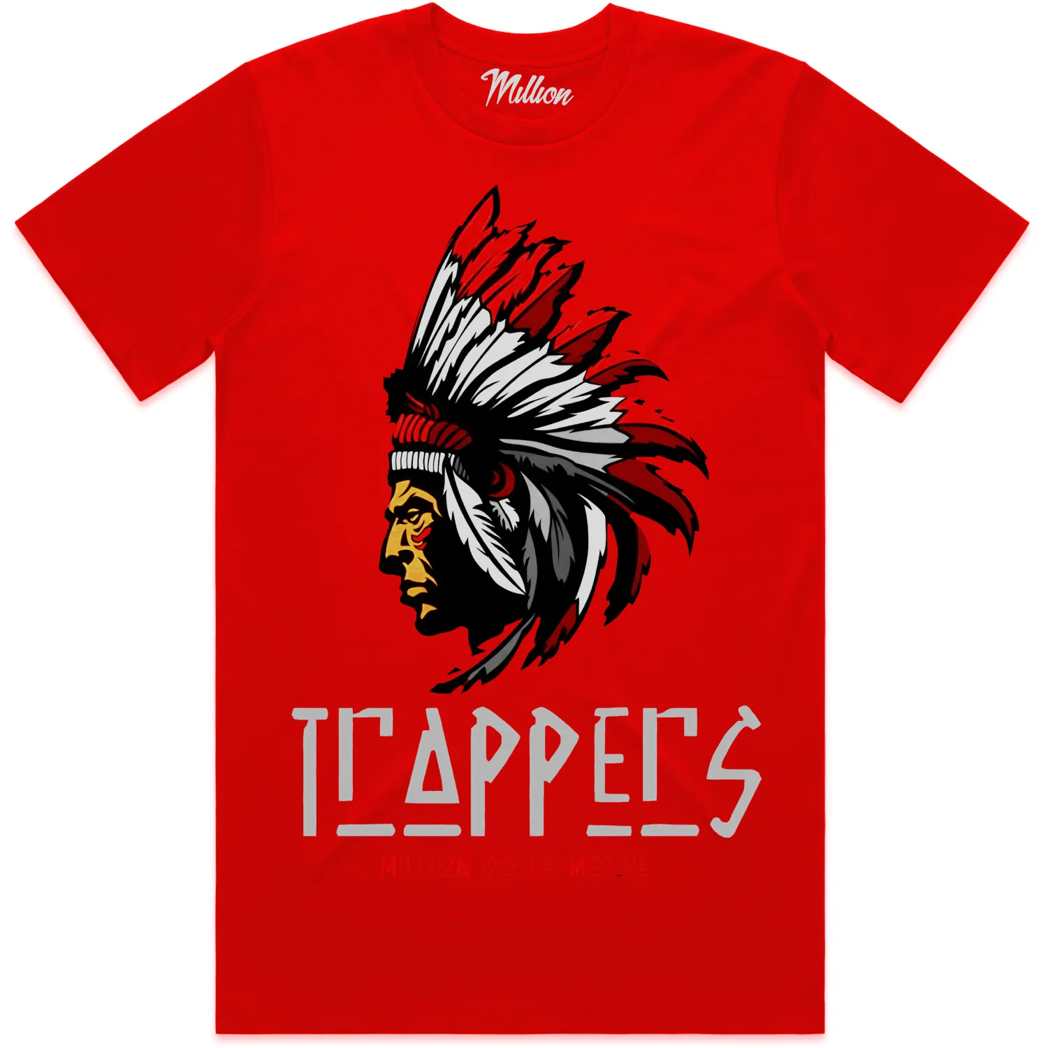 TRAPPERS (Red) : Red Sneaker Tees Shirt