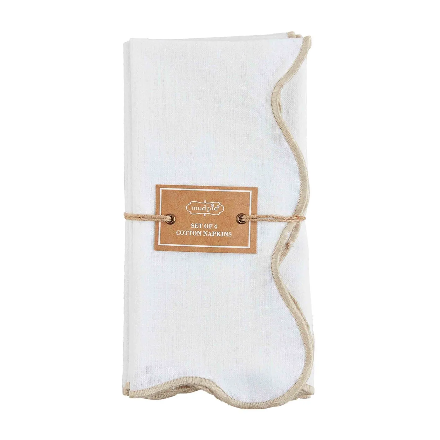 Trim Scallop Napkin Set