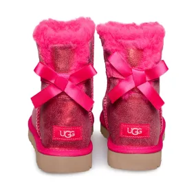 UGG Mini Bailey Bow Glisten Radish Boots - Women's