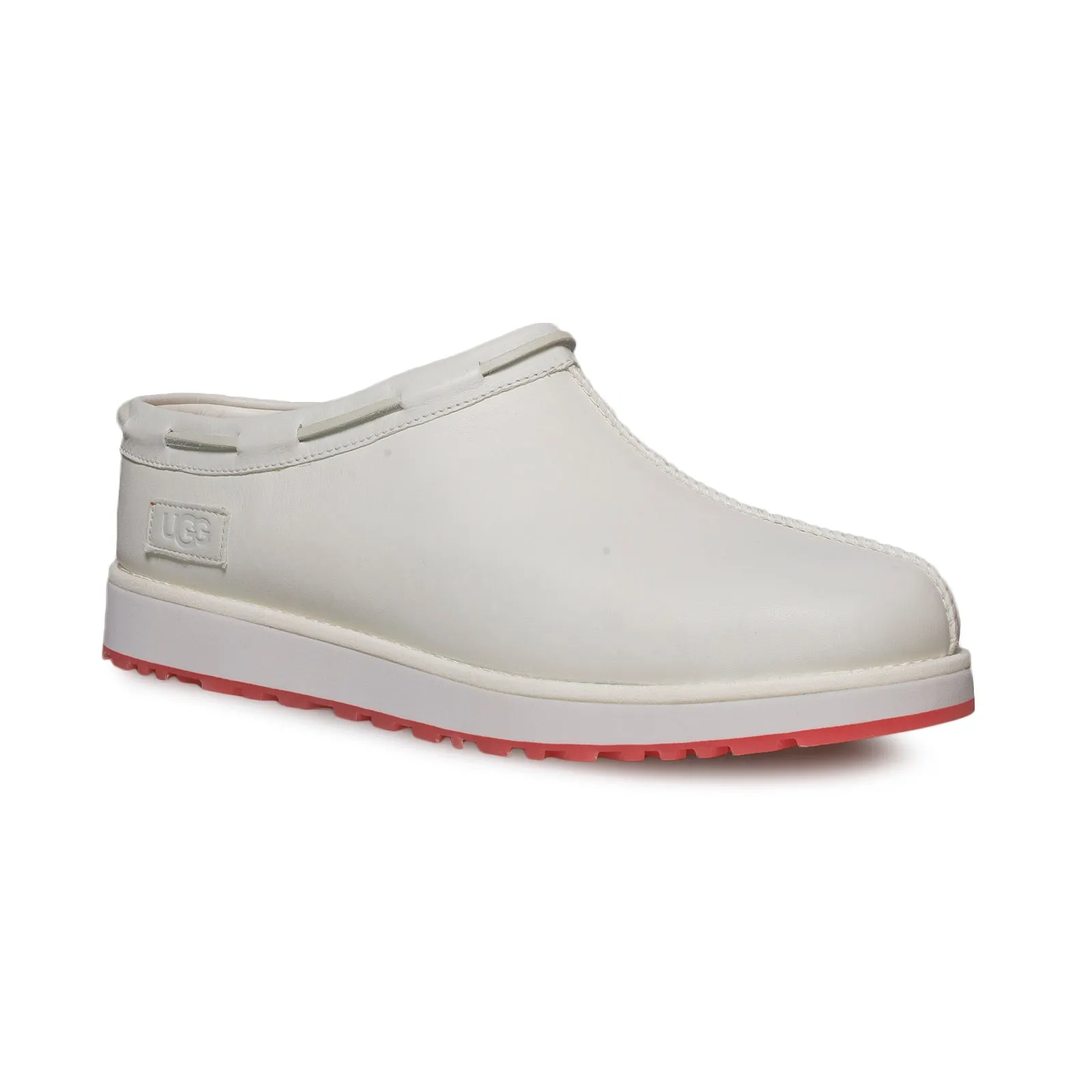 UGG Tasman Sundae White Red Slippers - Men's