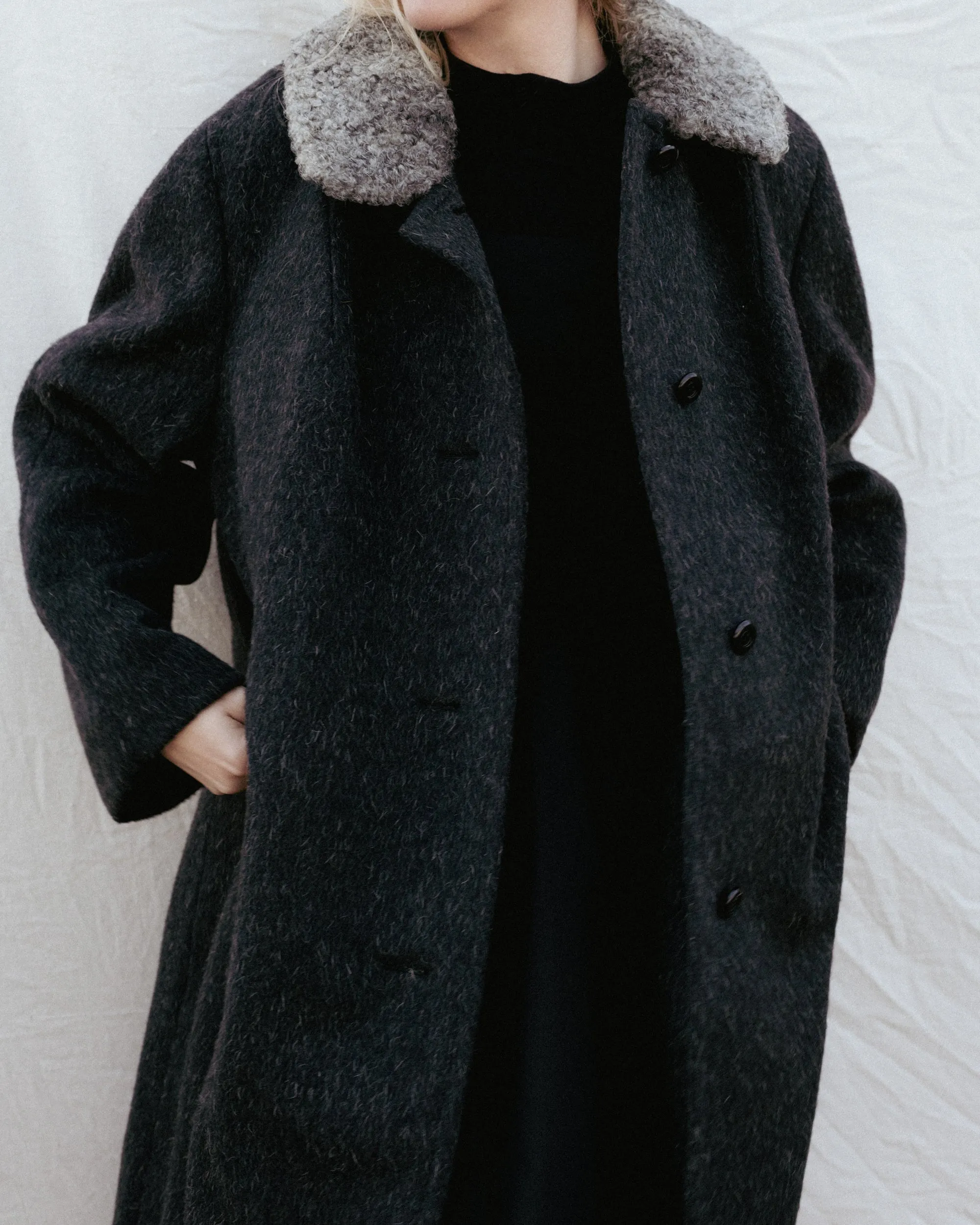 Vintage Wool   Persian Lamb BERLIN Coat #5 (S/M)