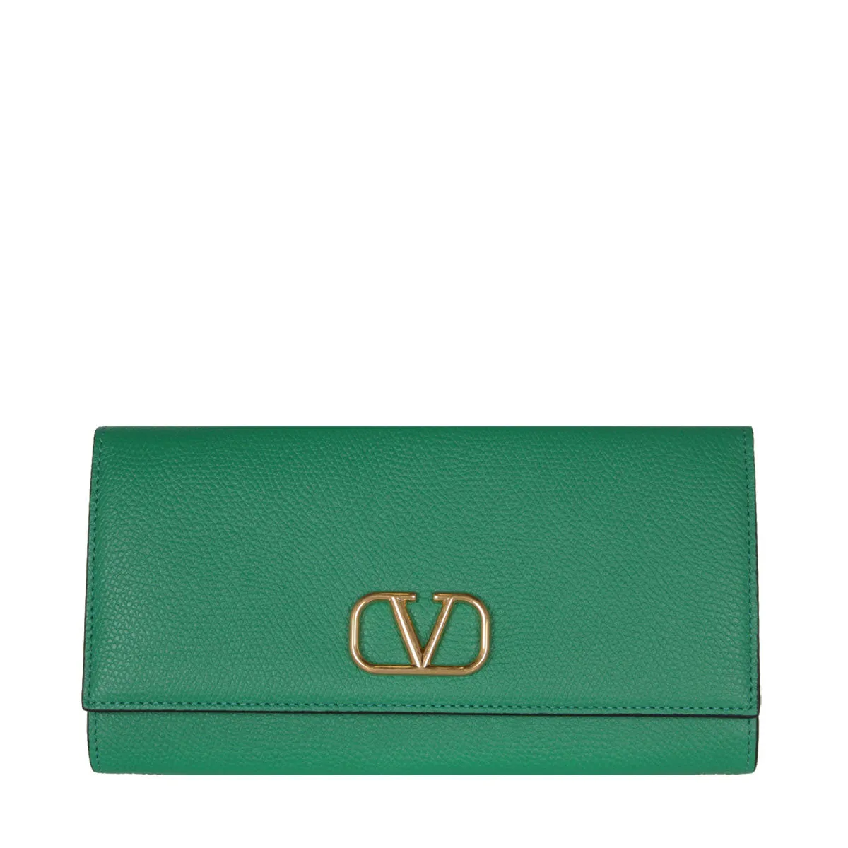 VLogo Signature Continental Wallet, Green