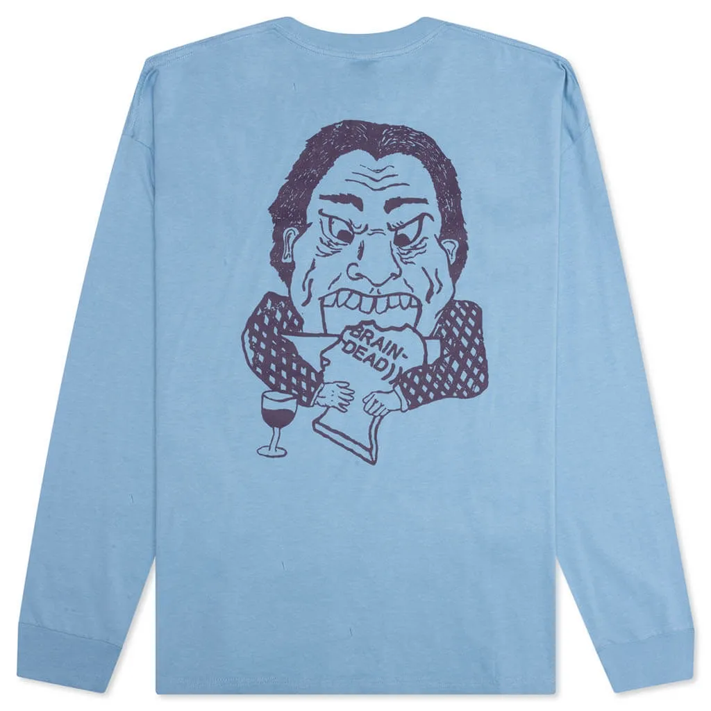 Wine Chomper Long Sleeve - Light Blue