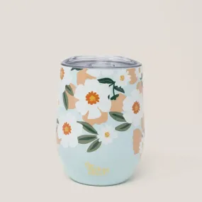 Wine Tumbler Flower Talk