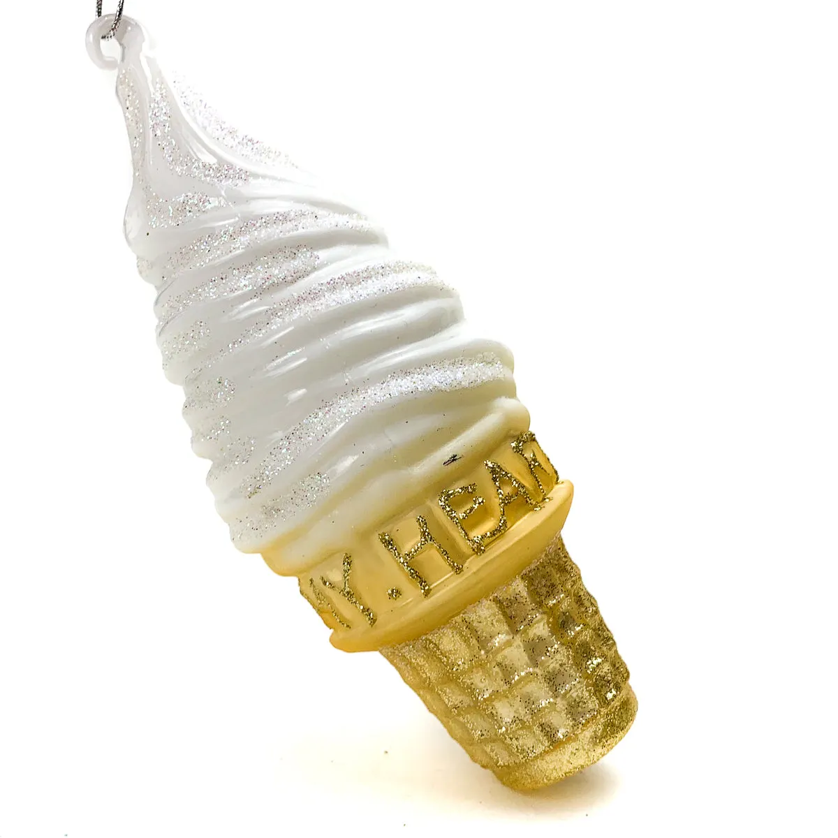 You Melt My Heart Ice Cream Cone Ornament