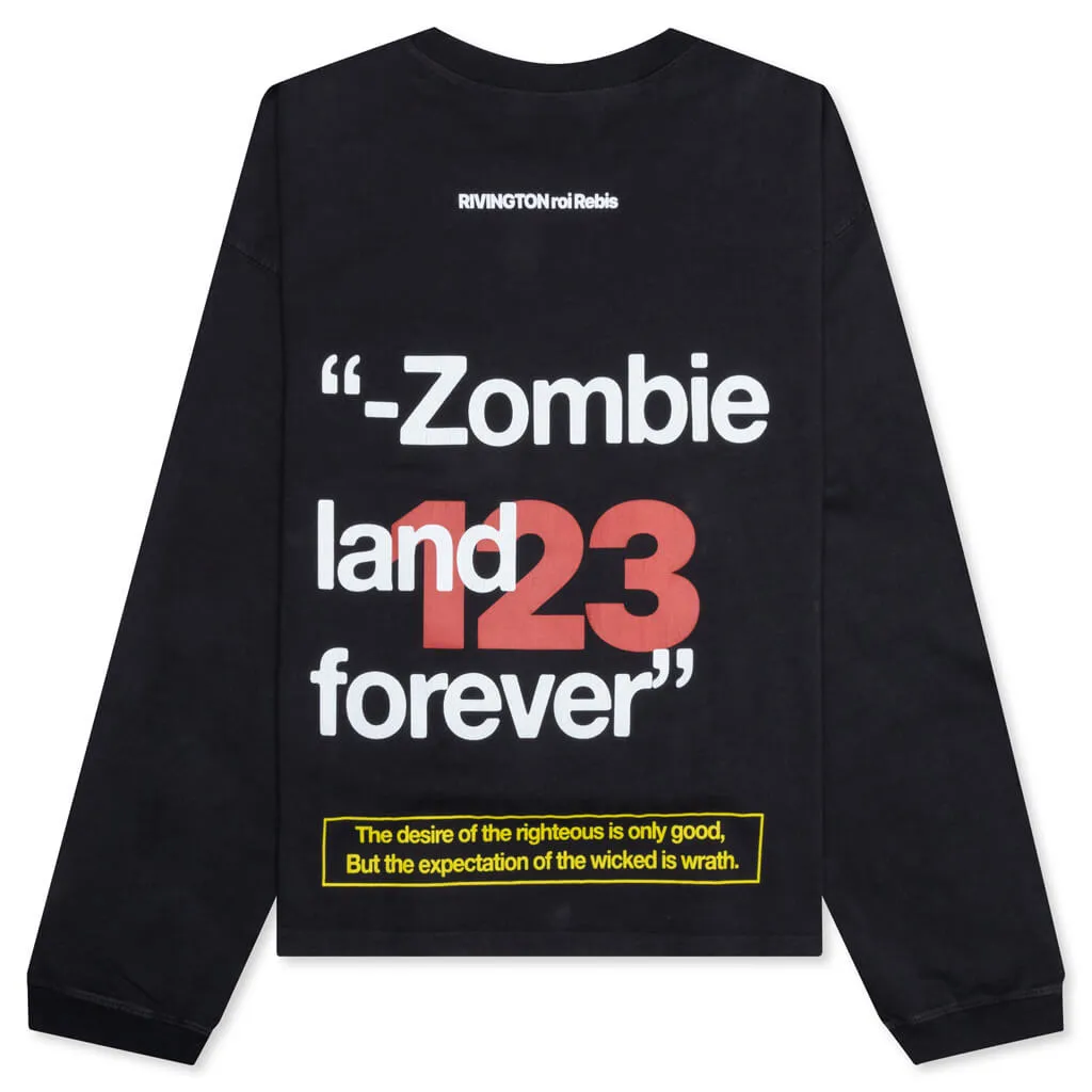 Zombieland L/S Tee - Vintage Black